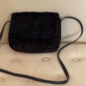 Urban Outfitters Crossbody Furry  print bag